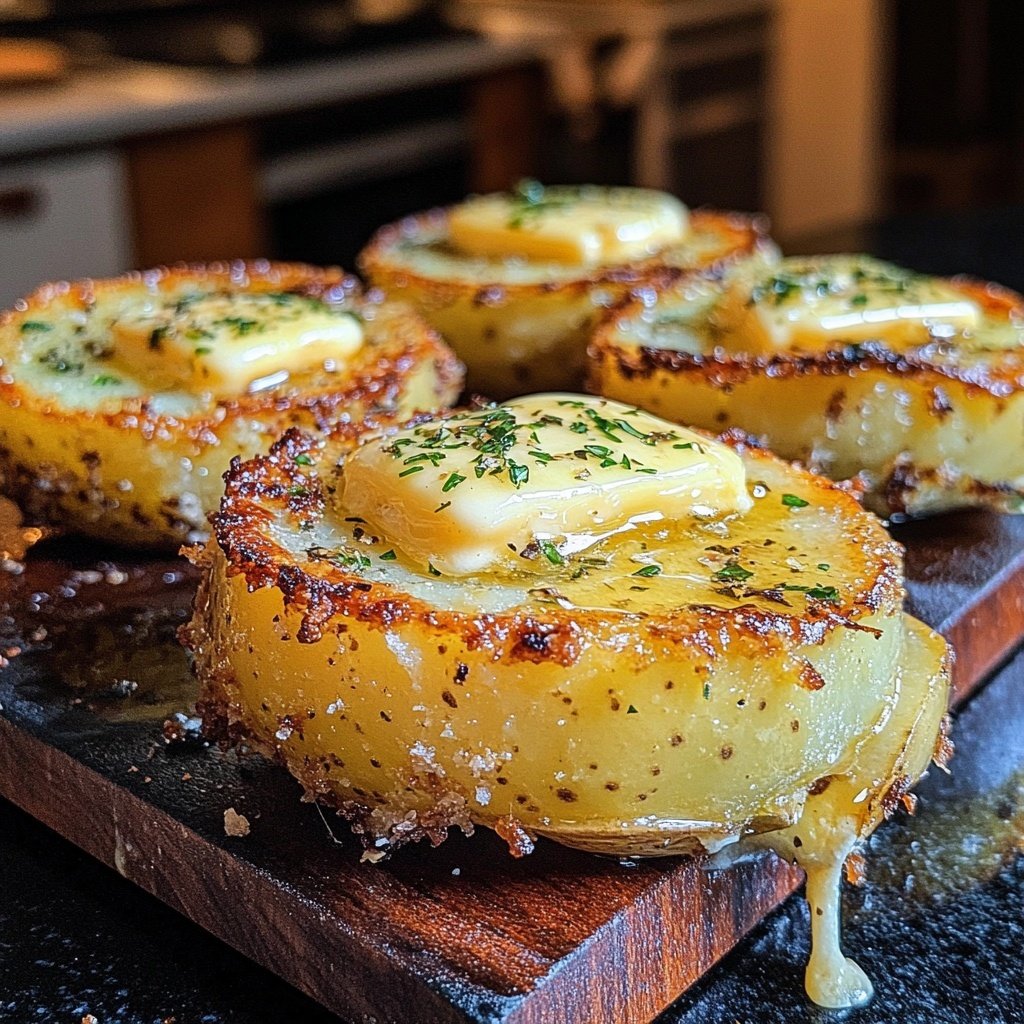 Knoblauch-Butter-Röstkartoffeln