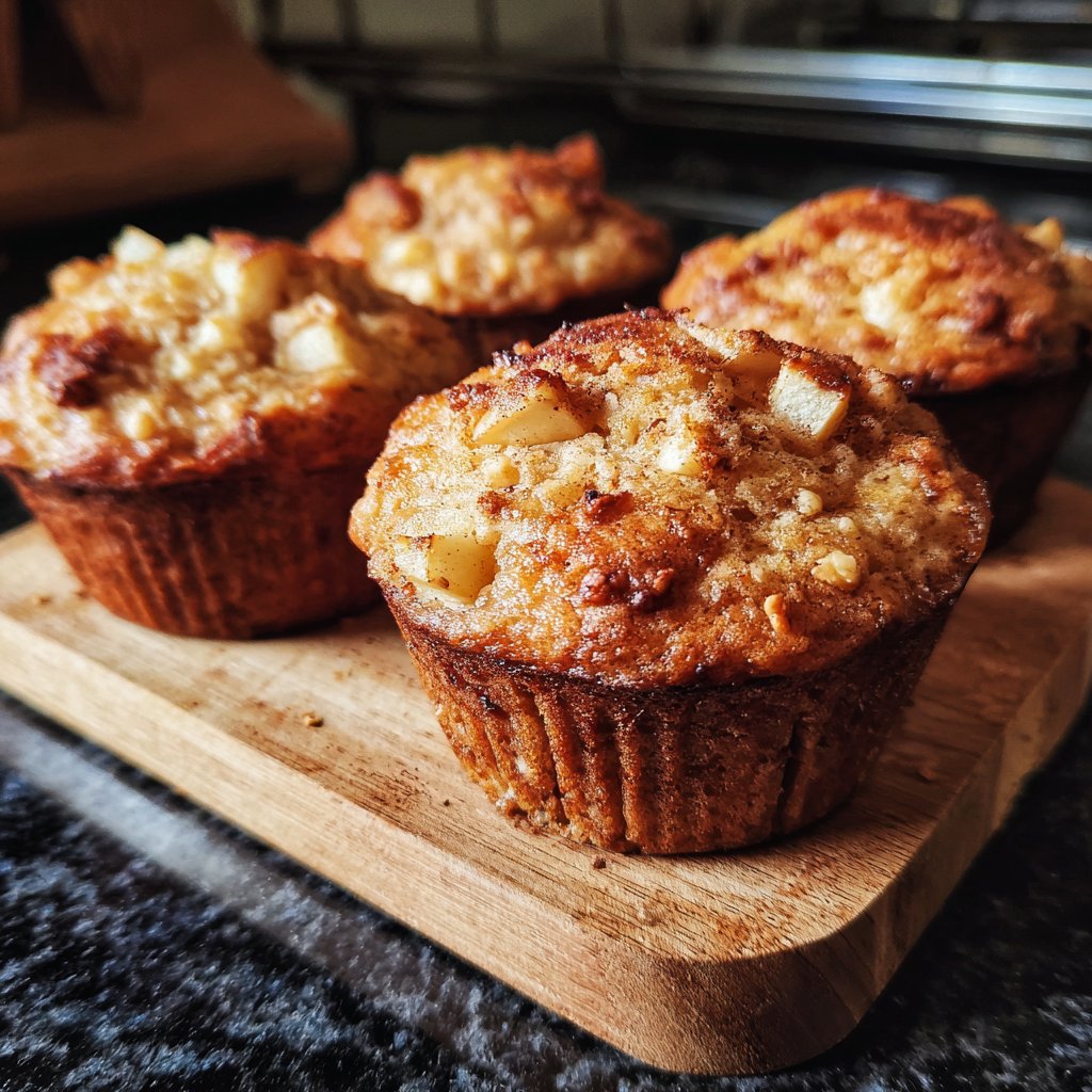 Muffins mit Apfel und Zimt