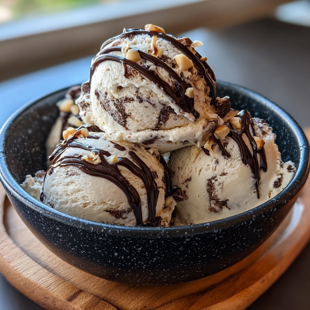 Schokoladeneis cremig