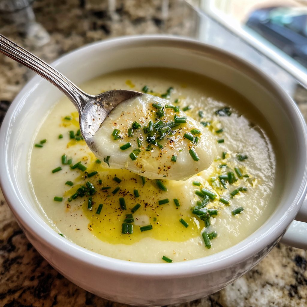 Blumenkohlsuppe als leichtes Abendessen