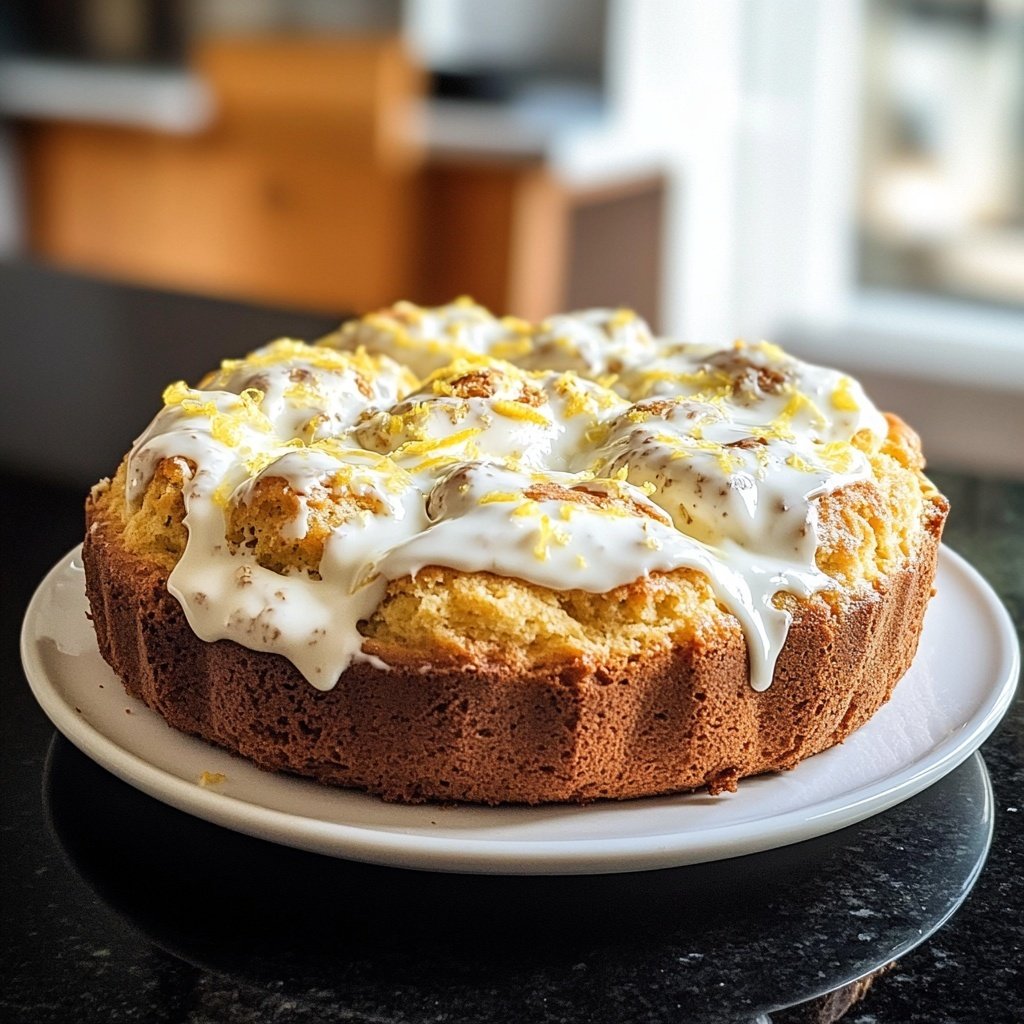 Zitronenkuchen mit Joghurt