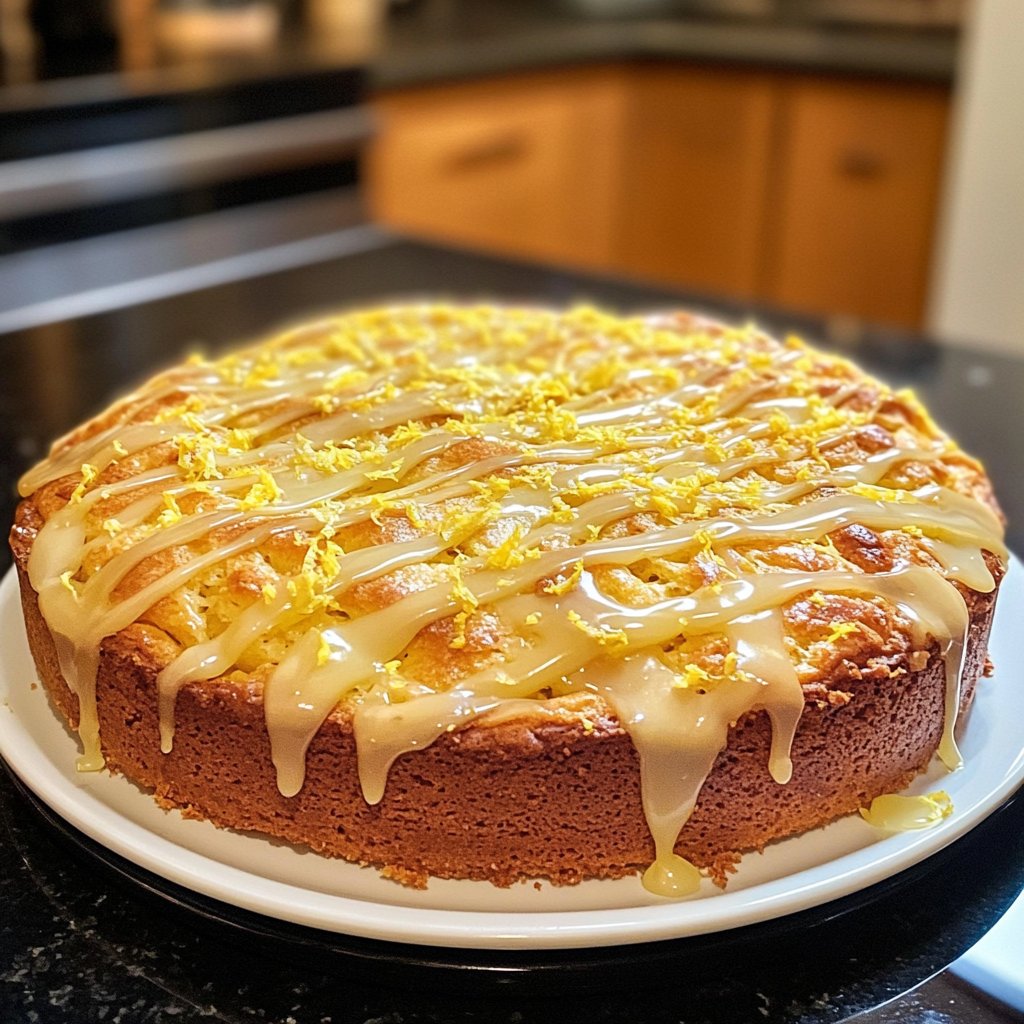 Zitronenkuchen für Gäste