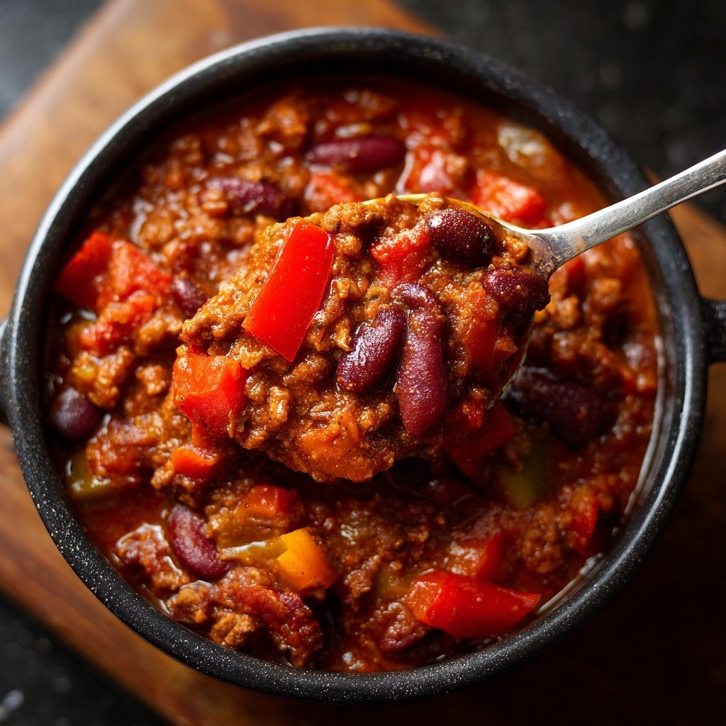 Chili sin Carne mit Paprika
