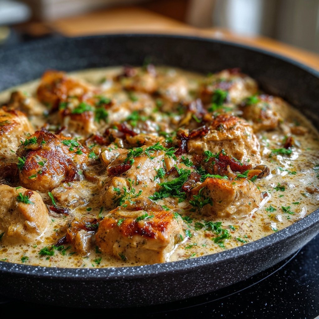 Hausmannskost Cremiges Hähnchen mit Kartoffelpüree