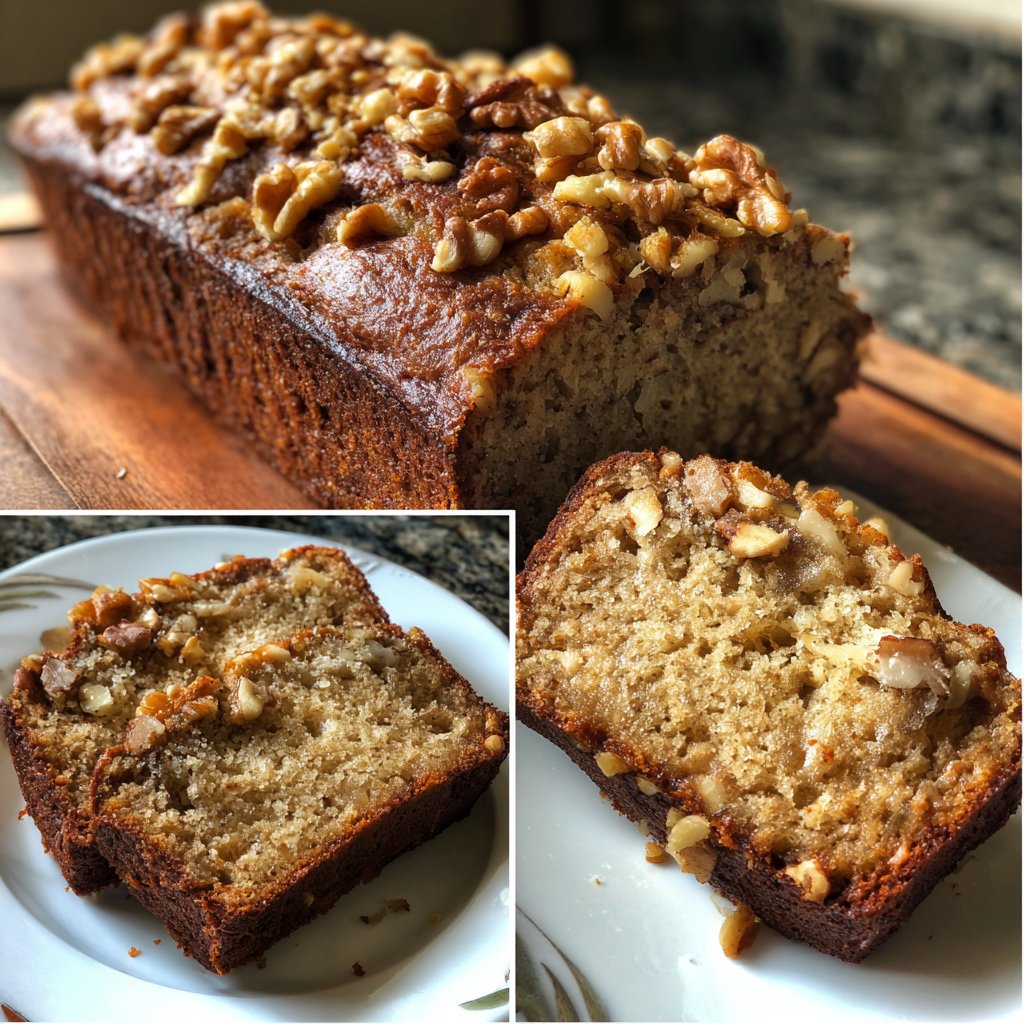 Bananenbrot mit Vanille