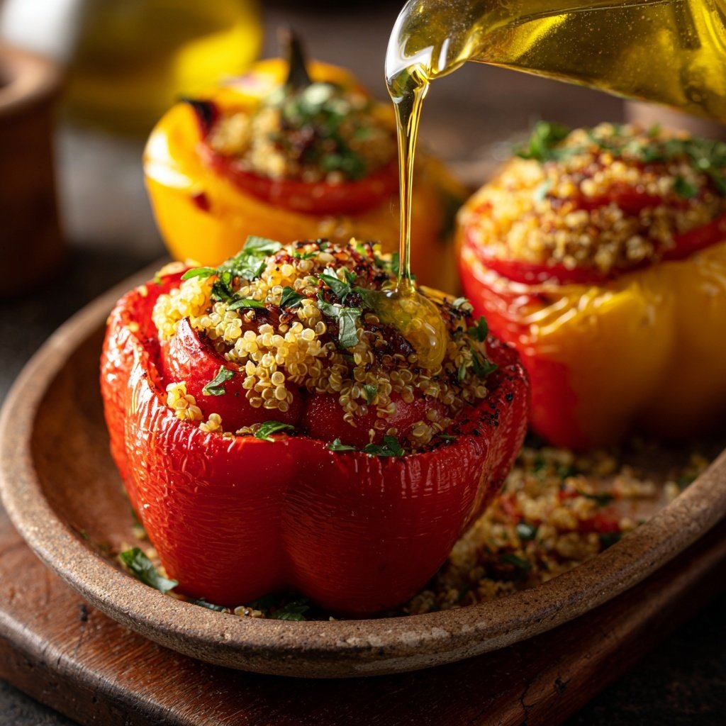 Paprika gefüllt mit Quinoa