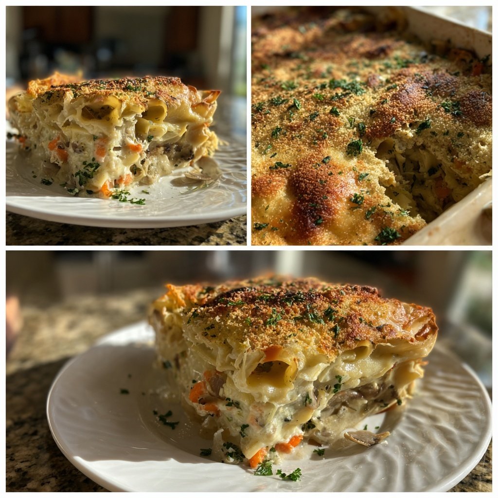 Nudelauflauf für viele Gäste