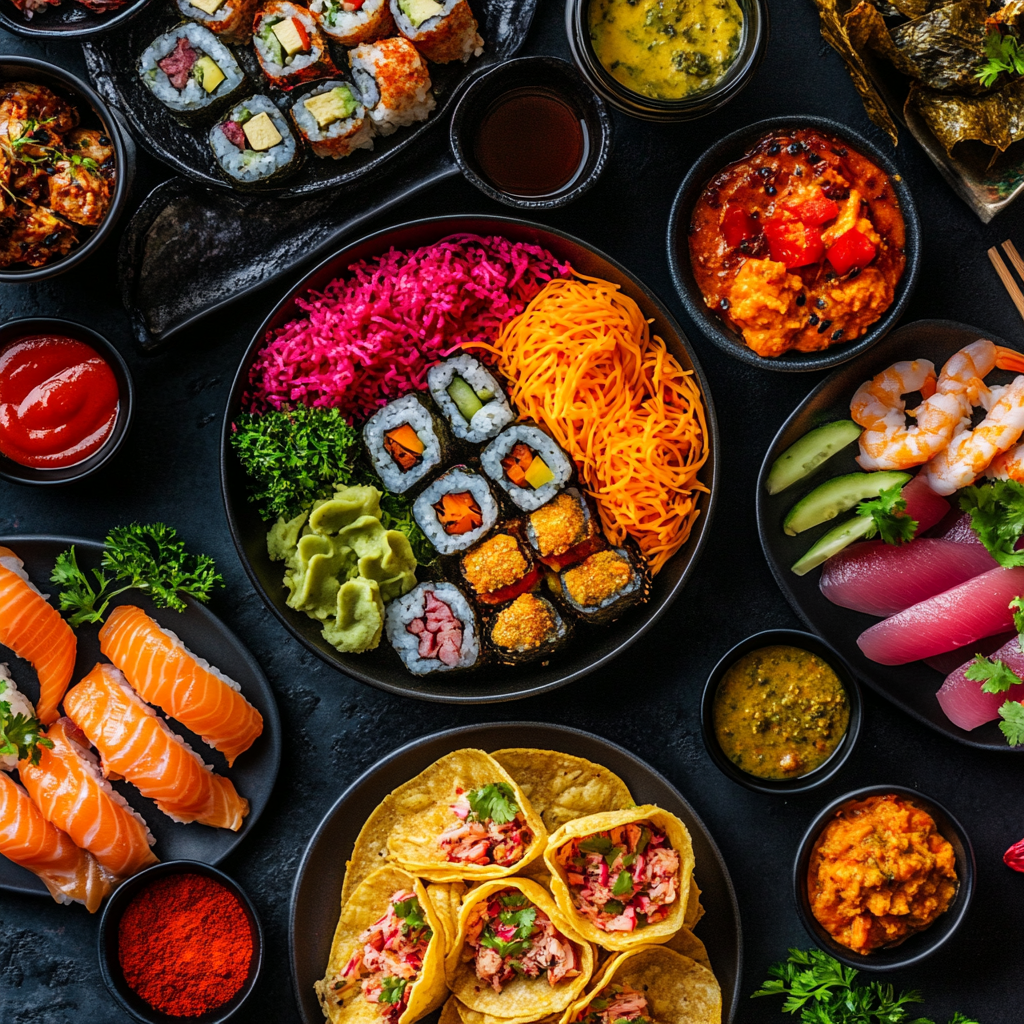 Köstlichkeiten aus Nah und Fern