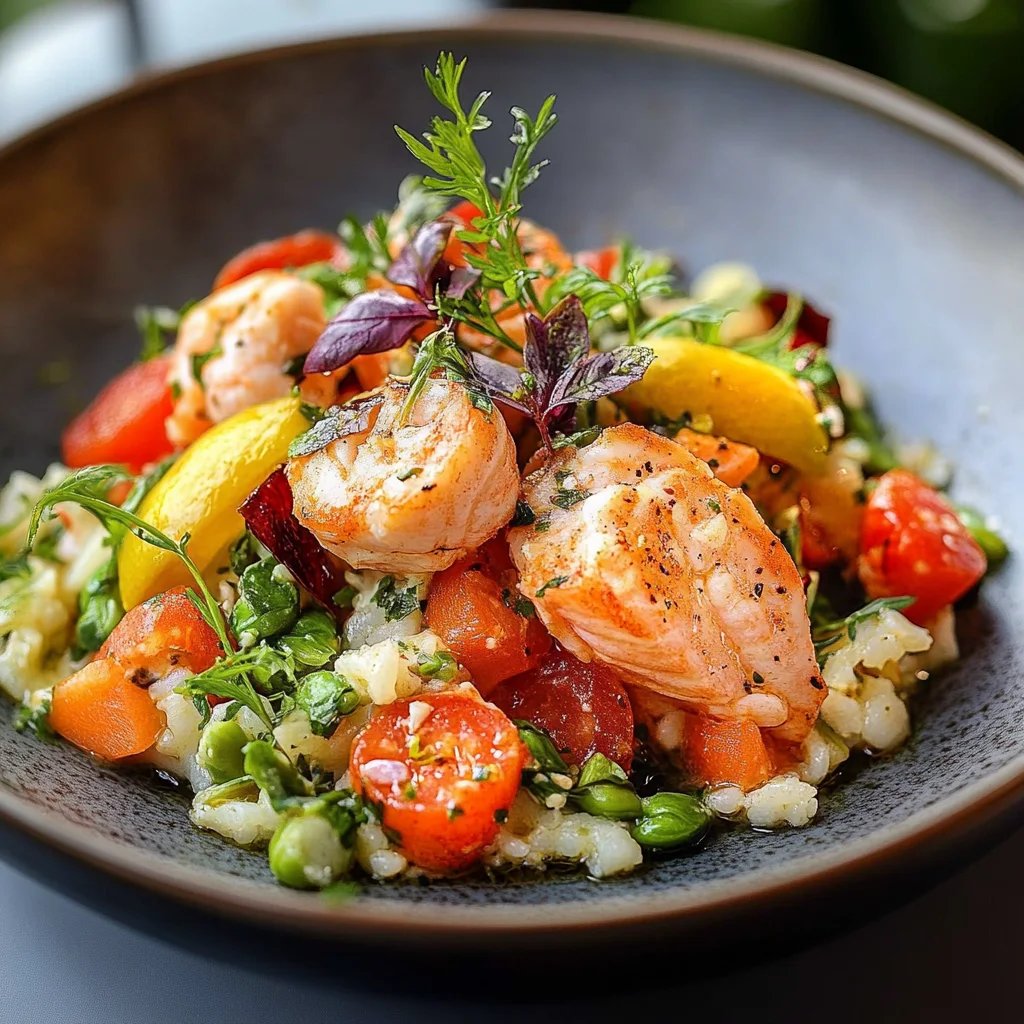 Mediterraner Lachssalat