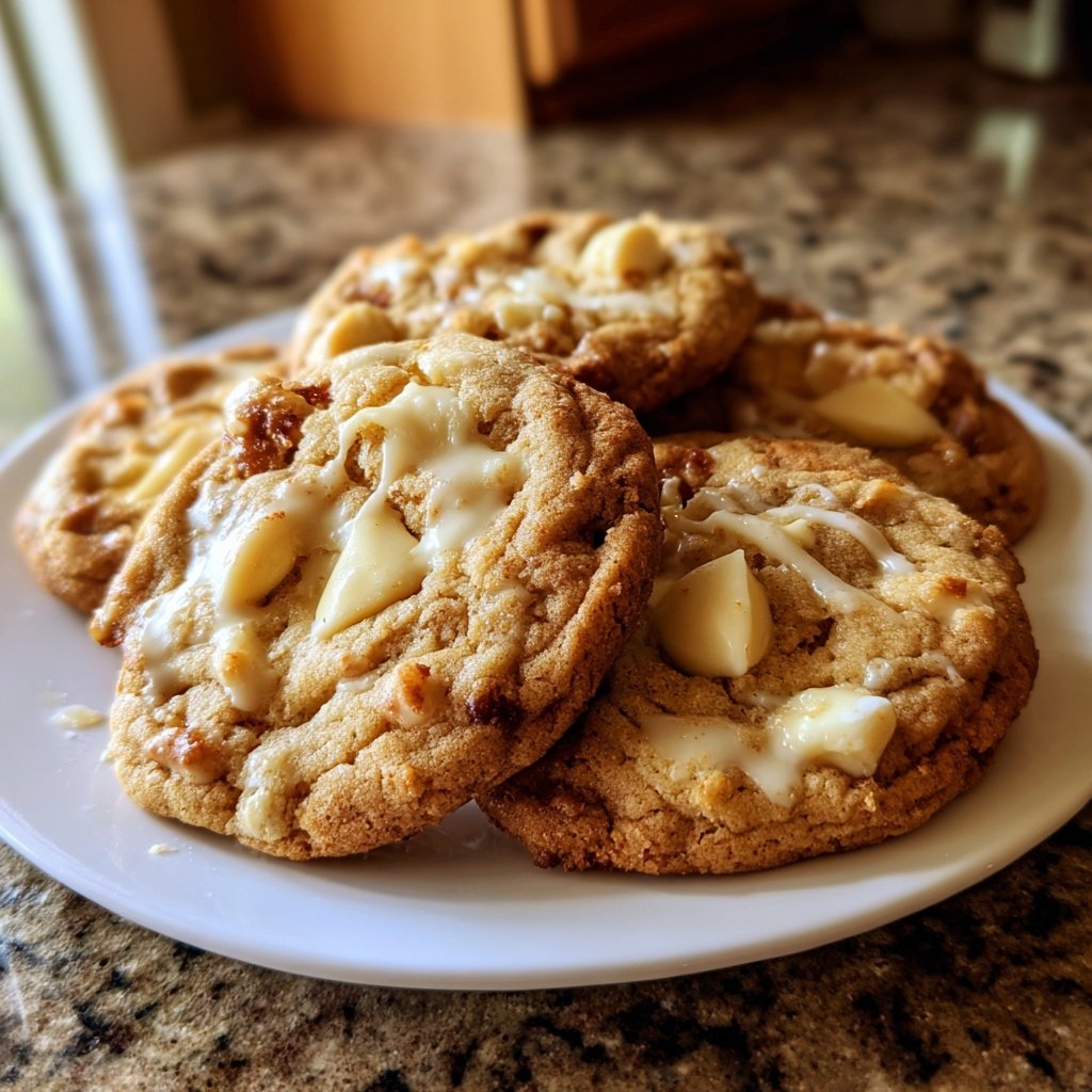 Cookies mit weißer Schokolade