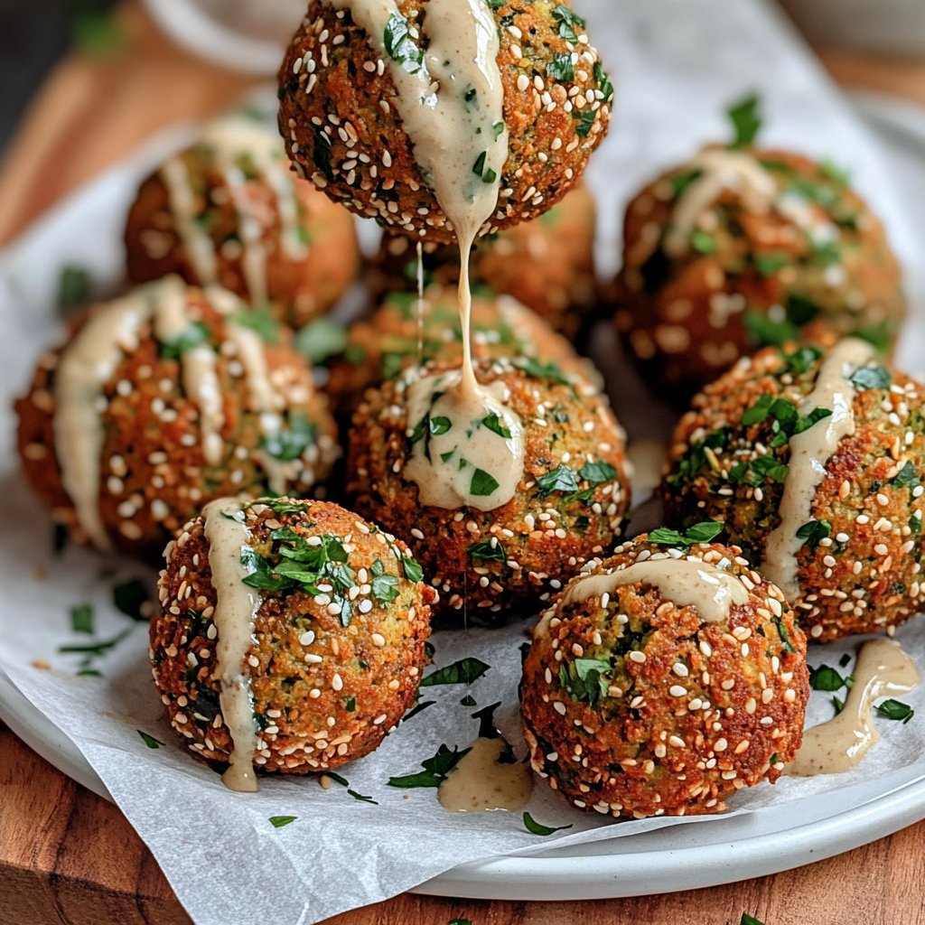 Falafel mit Tahini-Sauce