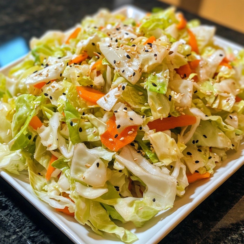Asiatischer Salat mit Chinakohl & Sesam-Dressing