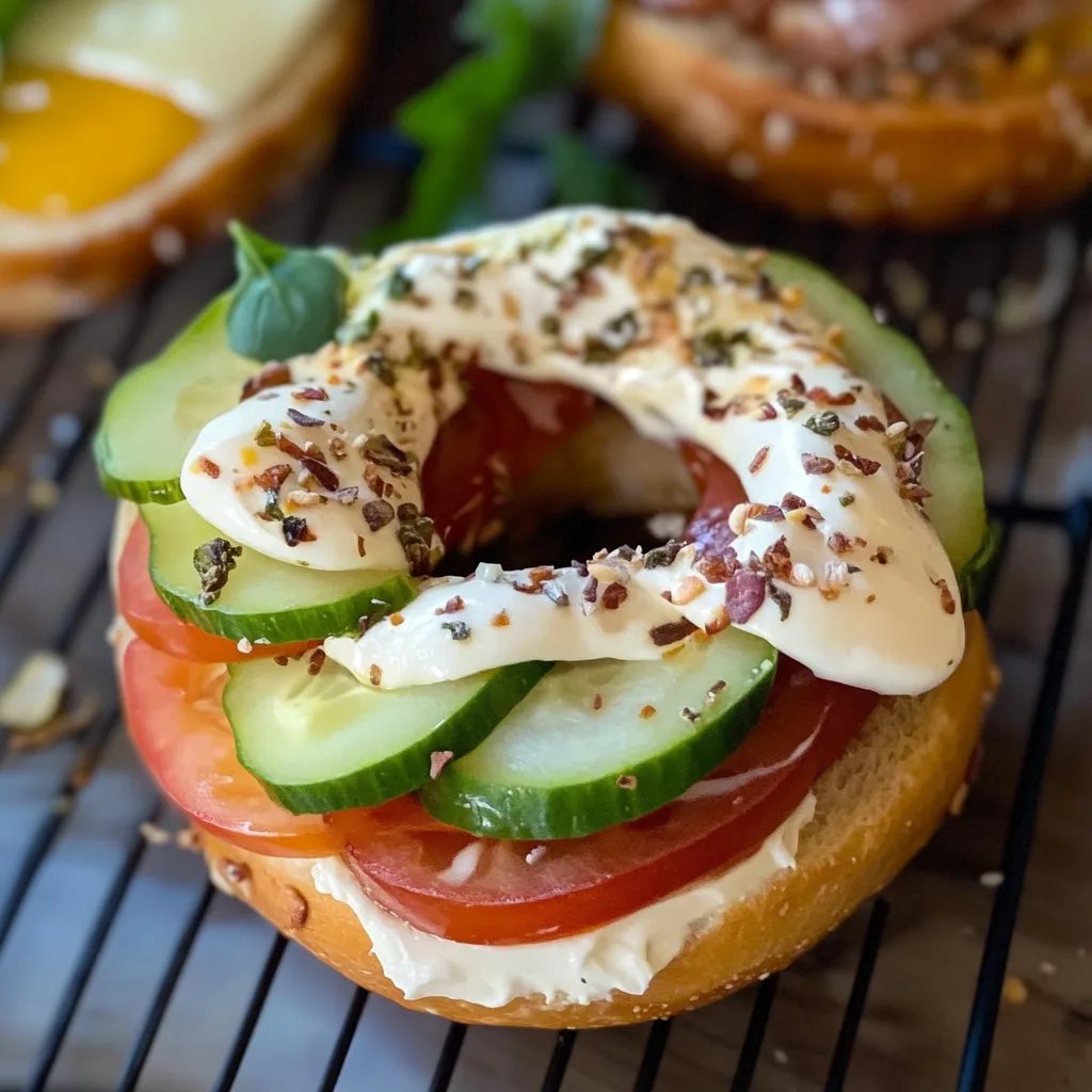 Schnelle Isey Skyr Bagels mit Toppings